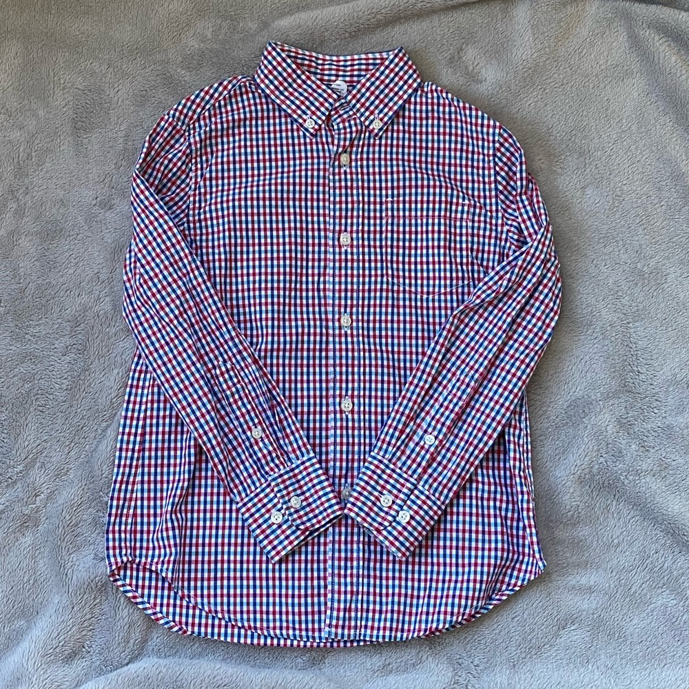 Crewcuts Button Down Shirt, Size 6-7